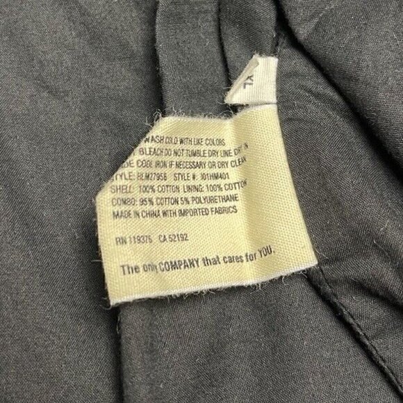 Helmut Lang Men's Long Coat Jacket Size XL Deadstock Brown Olive Snap Buttons - Picture 9 of 13